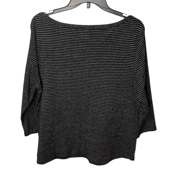 Basic Editions Women’s Plus Size Striped Top - Picture 3 of 6